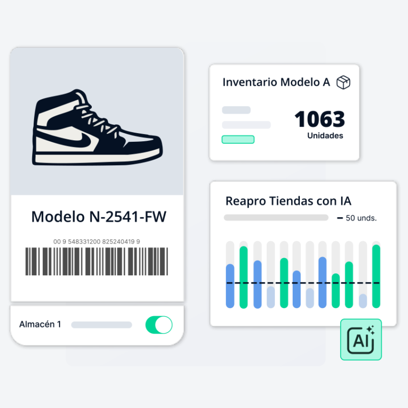 Reaprovisionamiento con IA para tus tiendas conYET